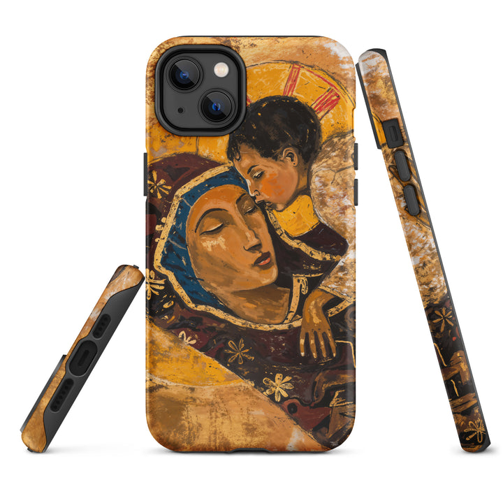 “Virgin Mary holding Christ” Christian iPhone Case (Style 01)