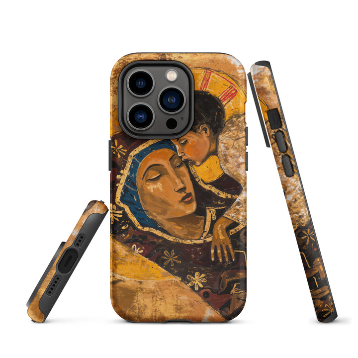 “Virgin Mary holding Christ” Christian iPhone Case (Style 01)